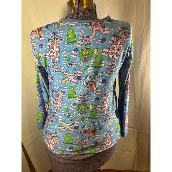 Enchanted dress shop Christmas Figment shirt Kids 14/16T - Picture 3 of 4